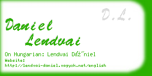 daniel lendvai business card